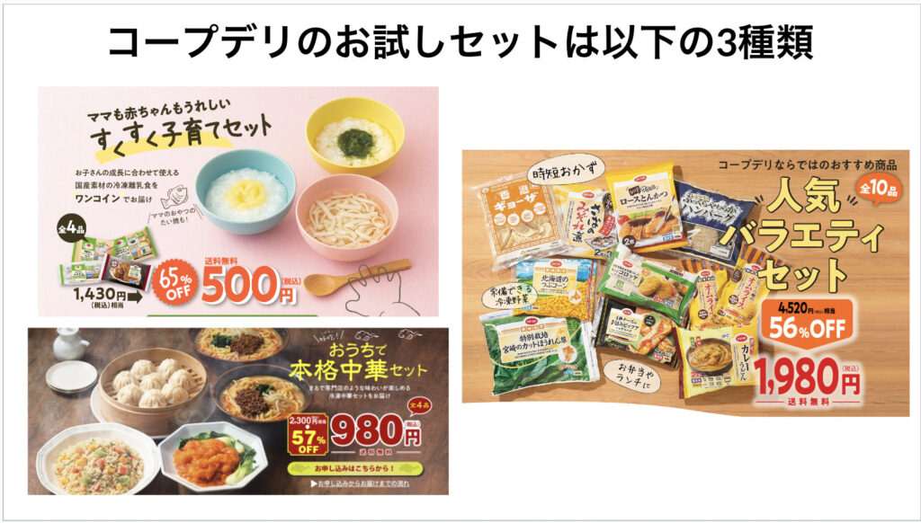 コープデリお試しセット